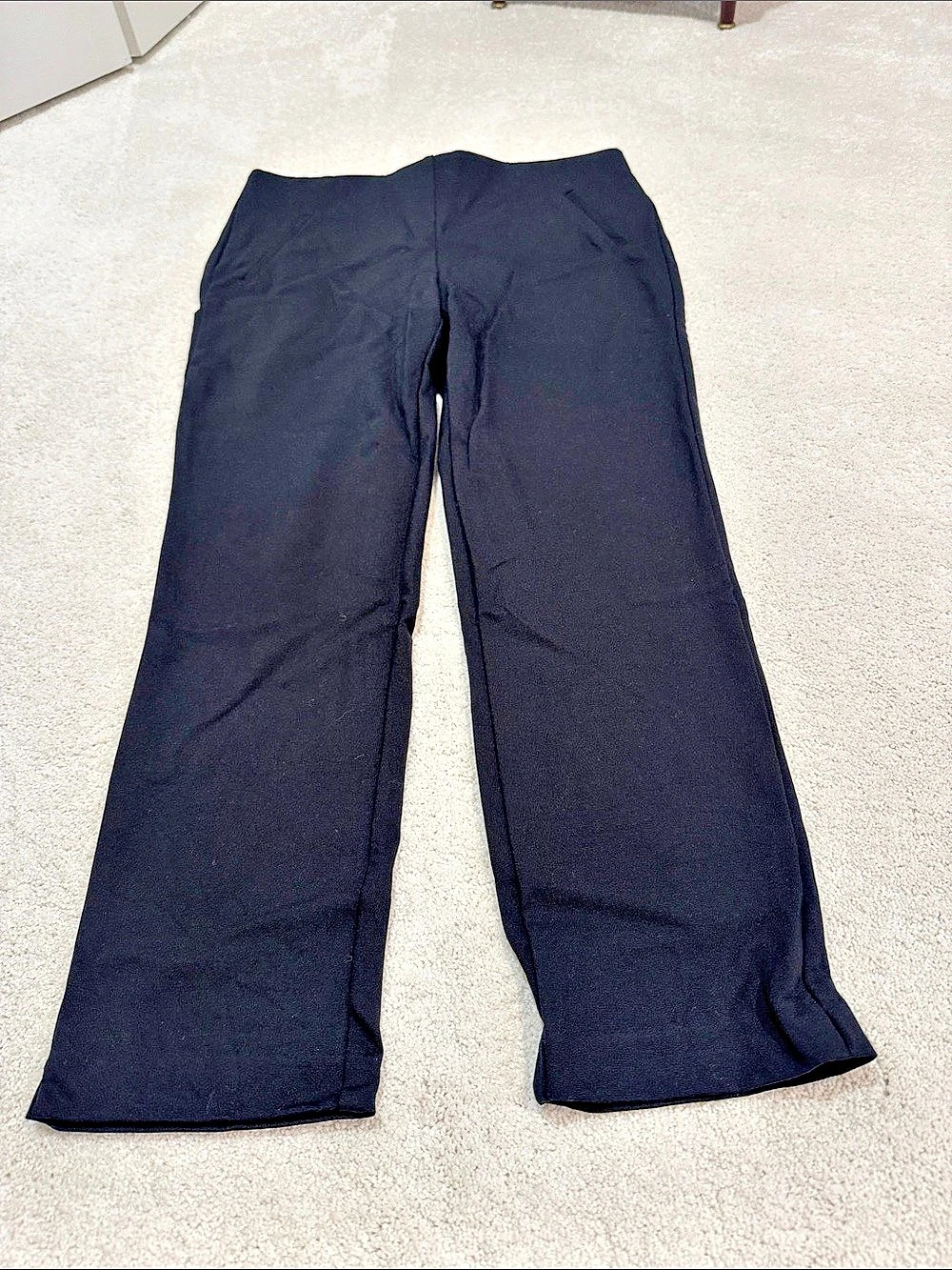 Chico's Fabulously Slimming Pull-On Pants Black Flare Pants Size 1.5